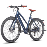 FAFREES F700W Urban Commuter E-Bike 250W 36V10AH Battery Aluminum Frame Hydraulic Brakes - Blue